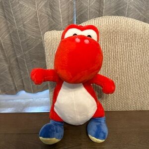Super Mario Bros Red Yoshi 15” Plush‎ Stuffed Animal Toy Nintendo